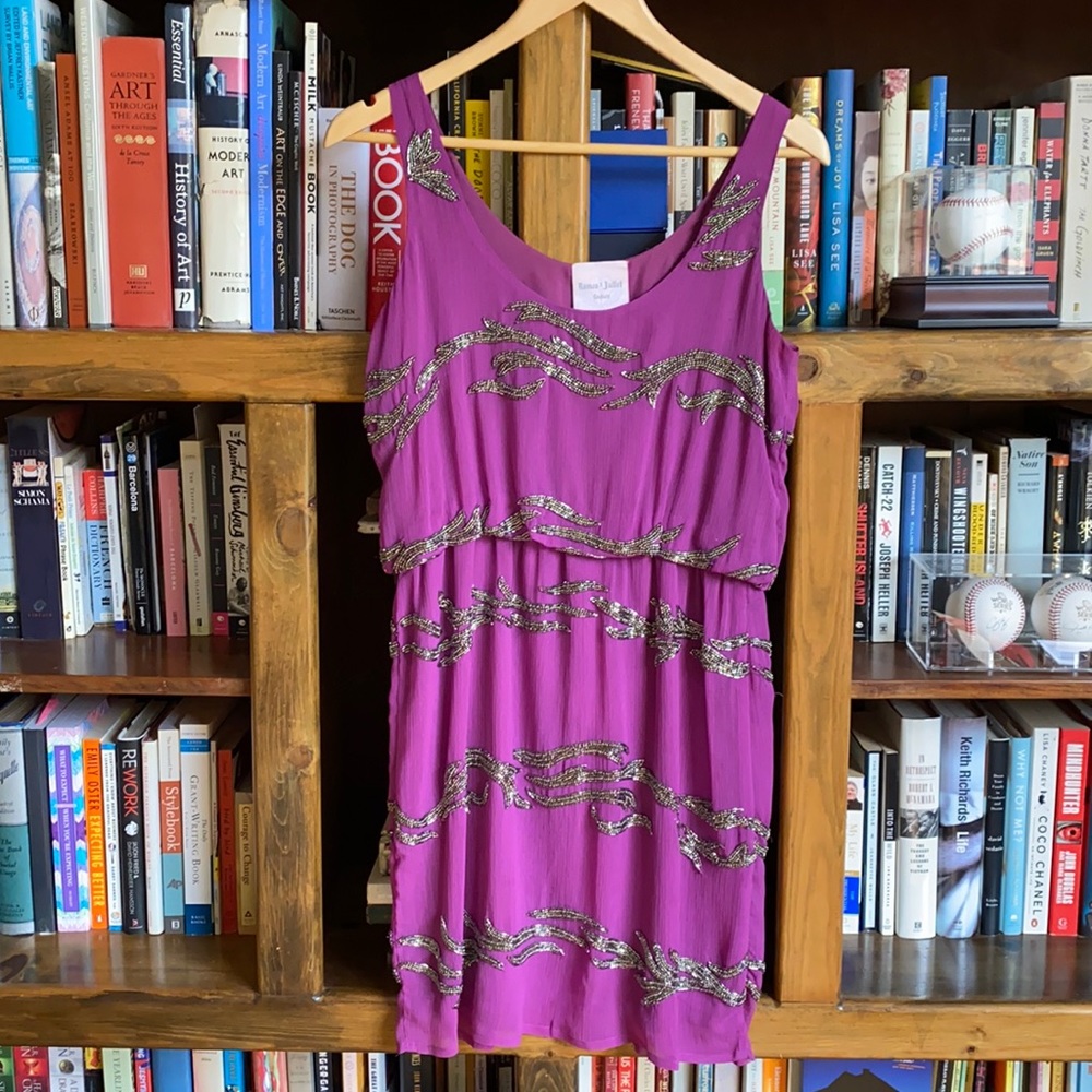 😎 Beaded Purple Dress 😎